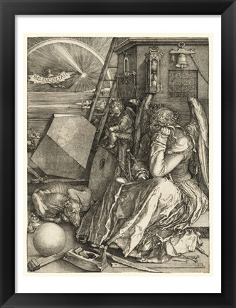 Framed Melencolia I Durer, Albrecht Print