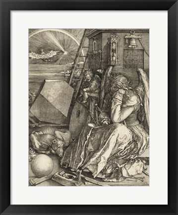 Framed Melencolia I Durer, Albrecht Print