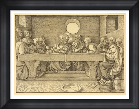 Framed Last Supper Durer Print
