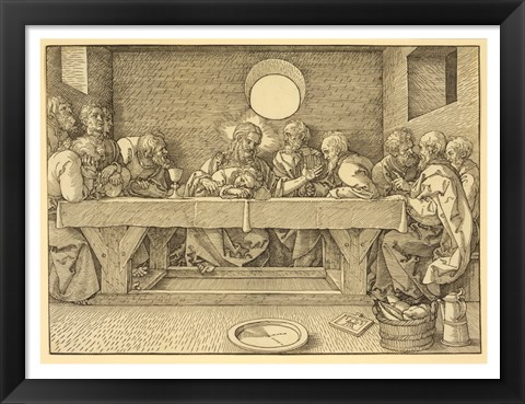 Framed Last Supper Durer Print