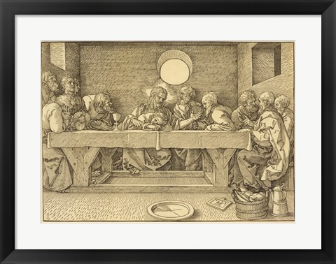 Framed Last Supper Durer Print