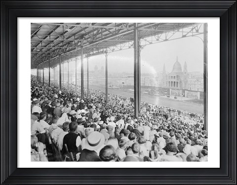 Framed Race Track, Toronto Print