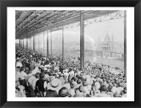 Framed Race Track, Toronto Print