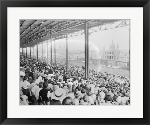 Framed Race Track, Toronto Print