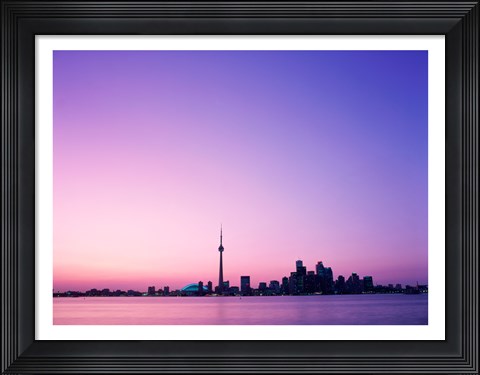 Framed Buildings on the waterfront, Toronto, Ontario, Canada Print