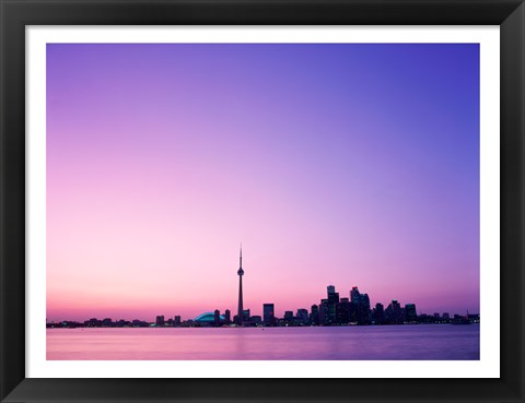 Framed Buildings on the waterfront, Toronto, Ontario, Canada Print
