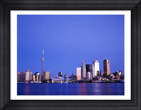 Framed Buildings on the waterfront, Toronto, Ontario, Canada Print