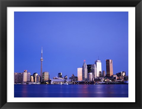 Framed Buildings on the waterfront, Toronto, Ontario, Canada Print