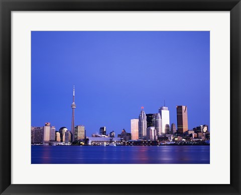 Framed Buildings on the waterfront, Toronto, Ontario, Canada Print