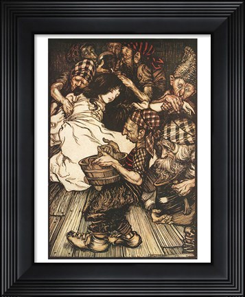 Framed Snow White Print