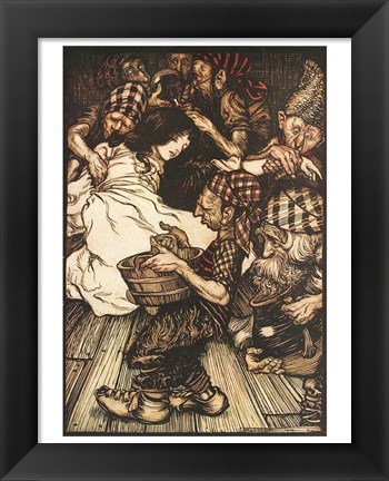 Framed Snow White Print