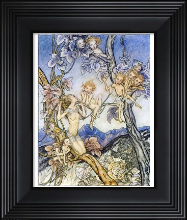 Framed Fairy Song Print