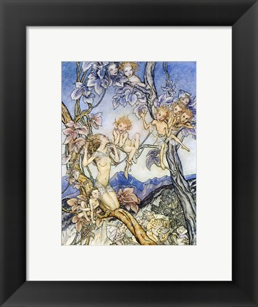 Framed Fairy Song Print