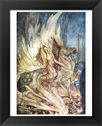 Framed Siegfried and the Twilight of the Gods Print