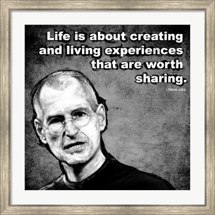 Framed Steve Jobs Quote II Print