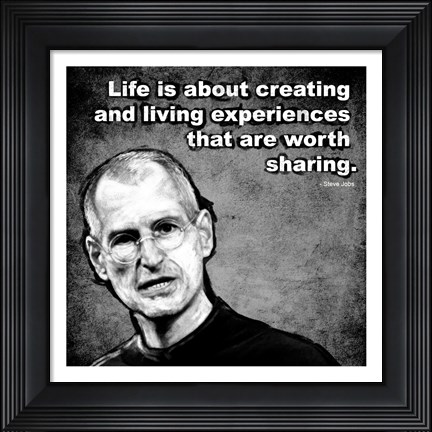 Framed Steve Jobs Quote II Print