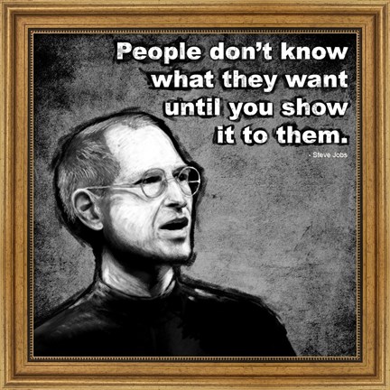 Framed Steve Jobs Quote III Print