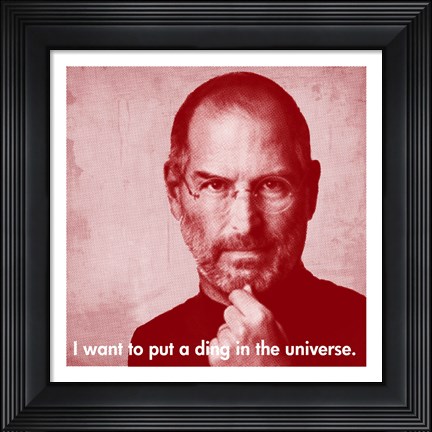 Framed Ding in the Universe Print
