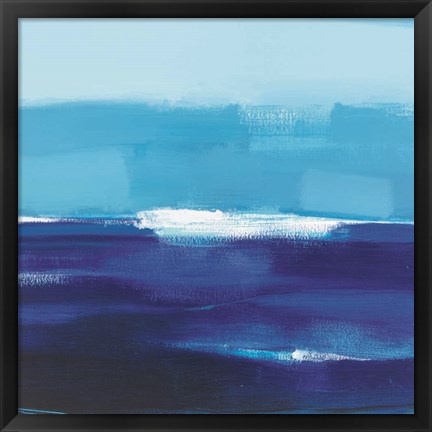 Framed Cerulean Seas Print