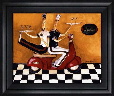 Framed Martini Delivery Print