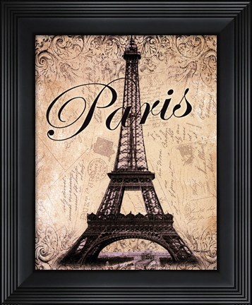 Framed Paris Print