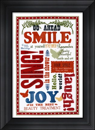 Framed Beauty Smile Print