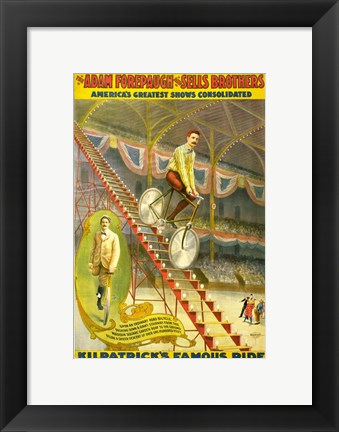 Framed Kilpatrick&#39;s Famous Ride Print
