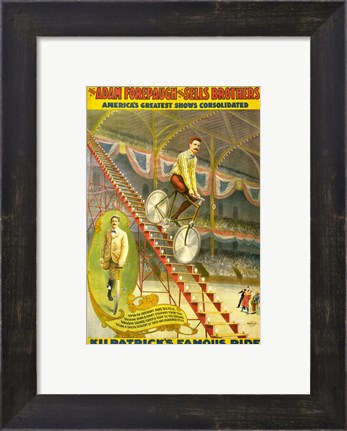 Framed Kilpatrick&#39;s Famous Ride Print