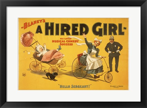 Framed Hired Girl Print