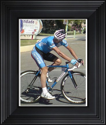 Framed Erik Zabel Tour de France 2008 Print