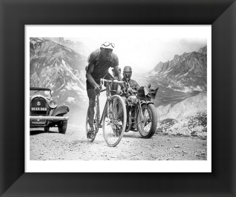 Framed Federico Ezquerra  Tour de France 1934 Print