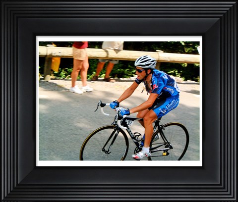 Framed Joseba Beloki Tour de france 2005 Print
