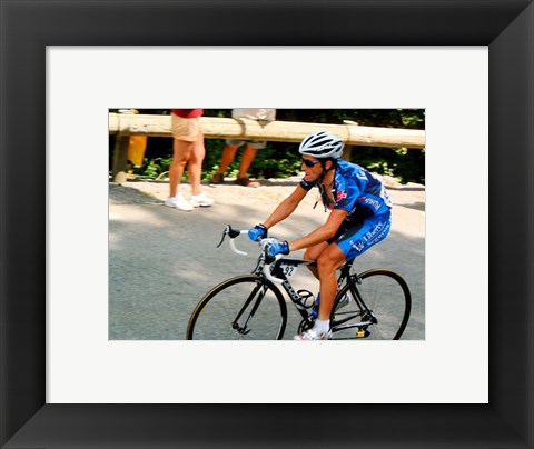 Framed Joseba Beloki Tour de france 2005 Print