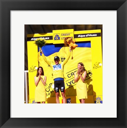 Framed Lance Armstrong - Tour de France 2003 Print