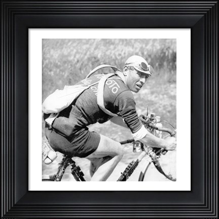 Framed Lucien Buysse in de Tour de France 1926 Print
