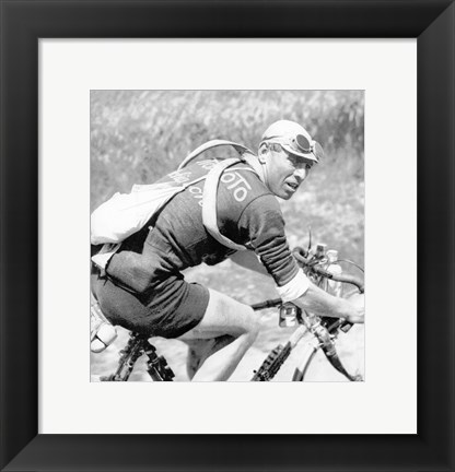 Framed Lucien Buysse in de Tour de France 1926 Print