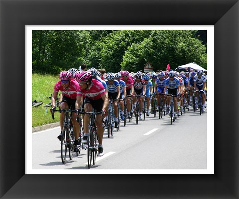 Framed Tour de France 2005 Print