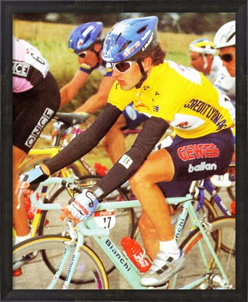 Framed Yvan Gotti  Tour de France 1995 Print