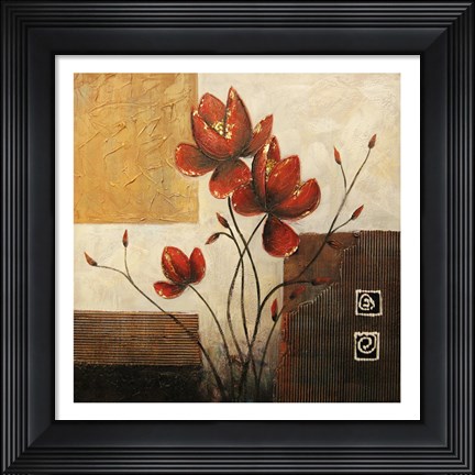 Framed Flower Still Life Print