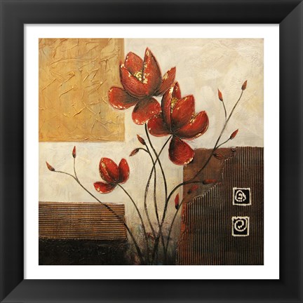 Framed Flower Still Life Print