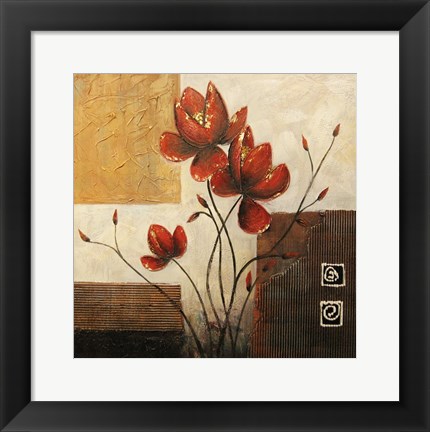 Framed Flower Still Life Print