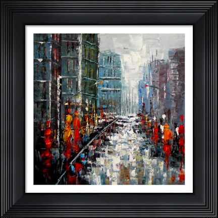 Framed City Landscape Print