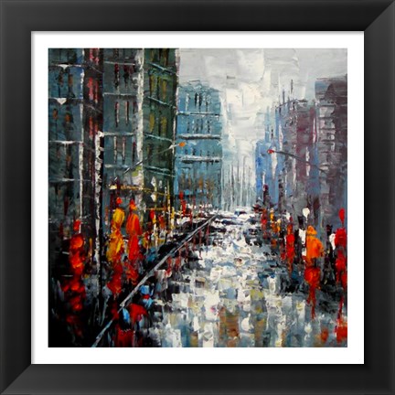 Framed City Landscape Print