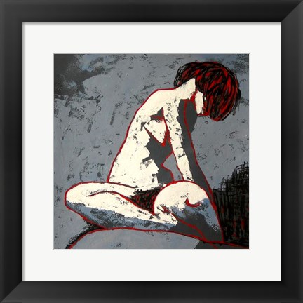 Framed Figure Study Print