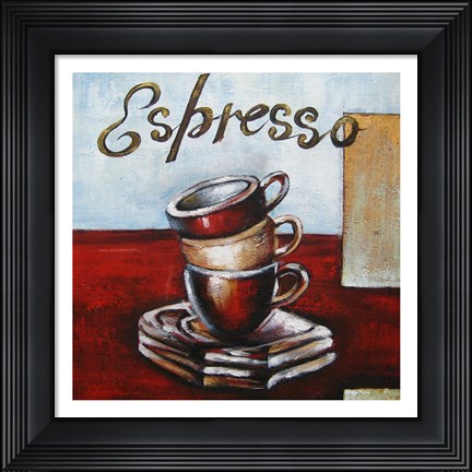 Framed Espresso Print