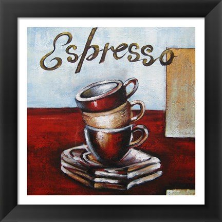 Framed Espresso Print