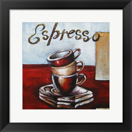 Framed Espresso Print