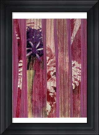 Framed White Wash I Print