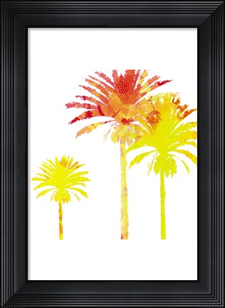 Framed Sunny Palm I Print
