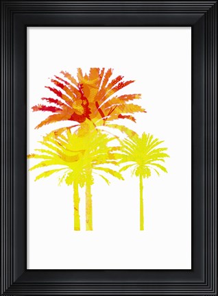 Framed Sunny Palm II Print